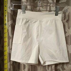 Sincerely Jules Cream Bike Shorts